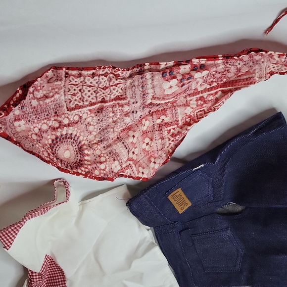 Snoopy Vintage Clothing Western Cowboy outfit 1968 fits 18" dog Plush - Picture 9 of 11